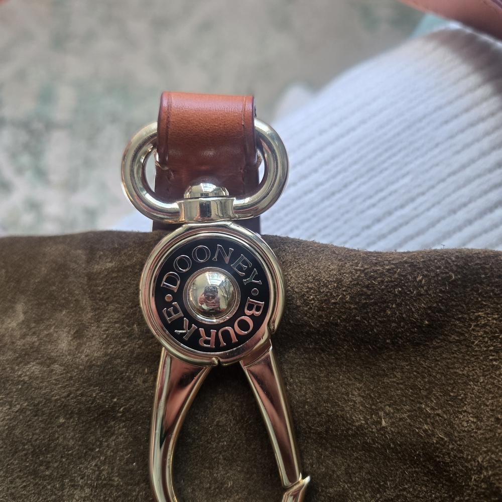 Dooney & Bourke Brown and Tan Hobo Bag - Picture 6 of 11